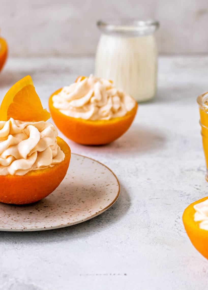 Kremowe lody pomarańczowe z aperolem