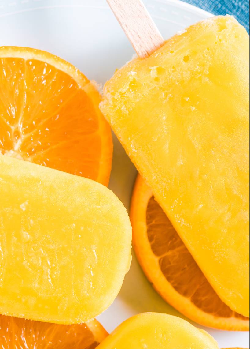 Lody "Capri" - pomarańczowe