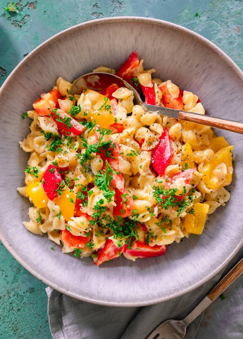One pot pasta z warzywami