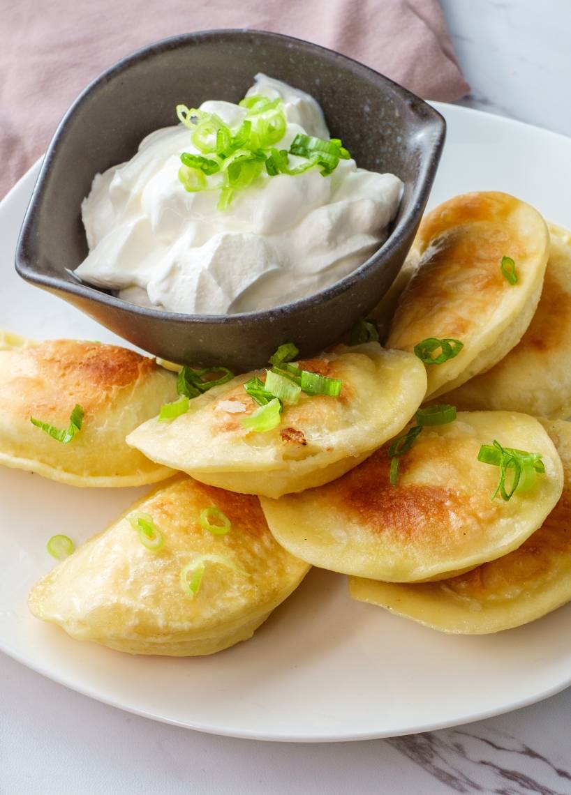 Pierogi z ziemniakami i twarogiem