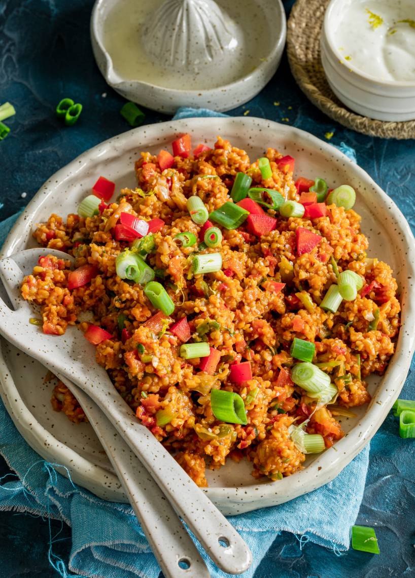 Sałatka bulgur z papryką