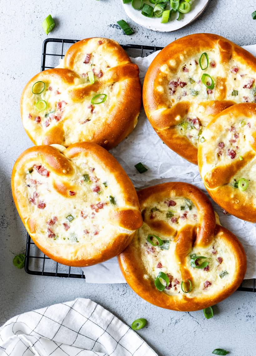 Tarte flambée precle (Flammkuchen)