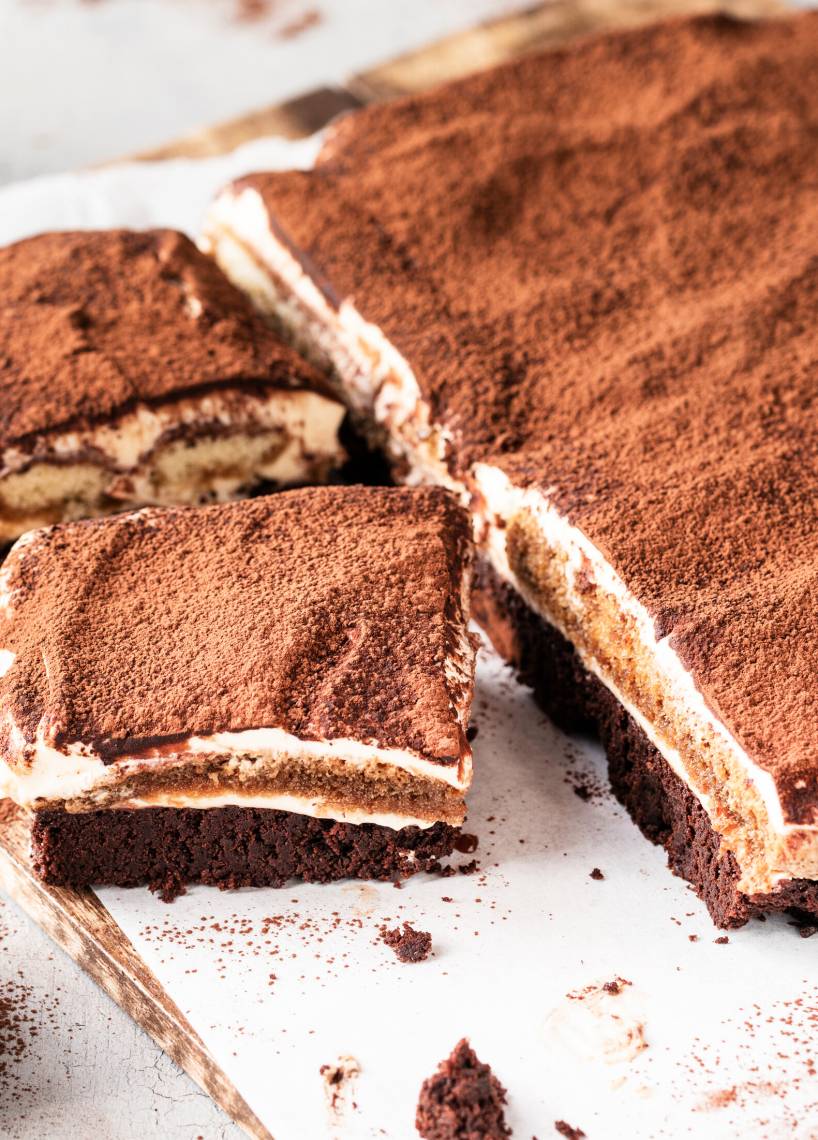 Tiramisu brownies