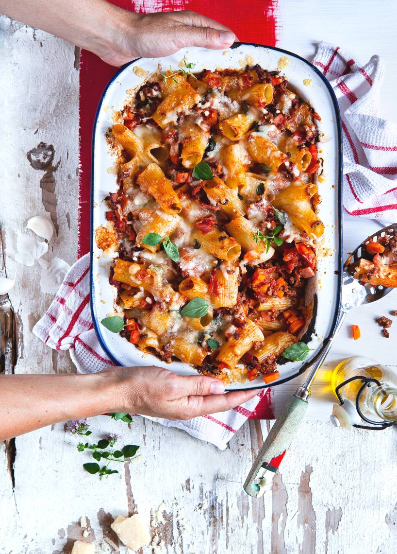 Zapiekanka bolognese