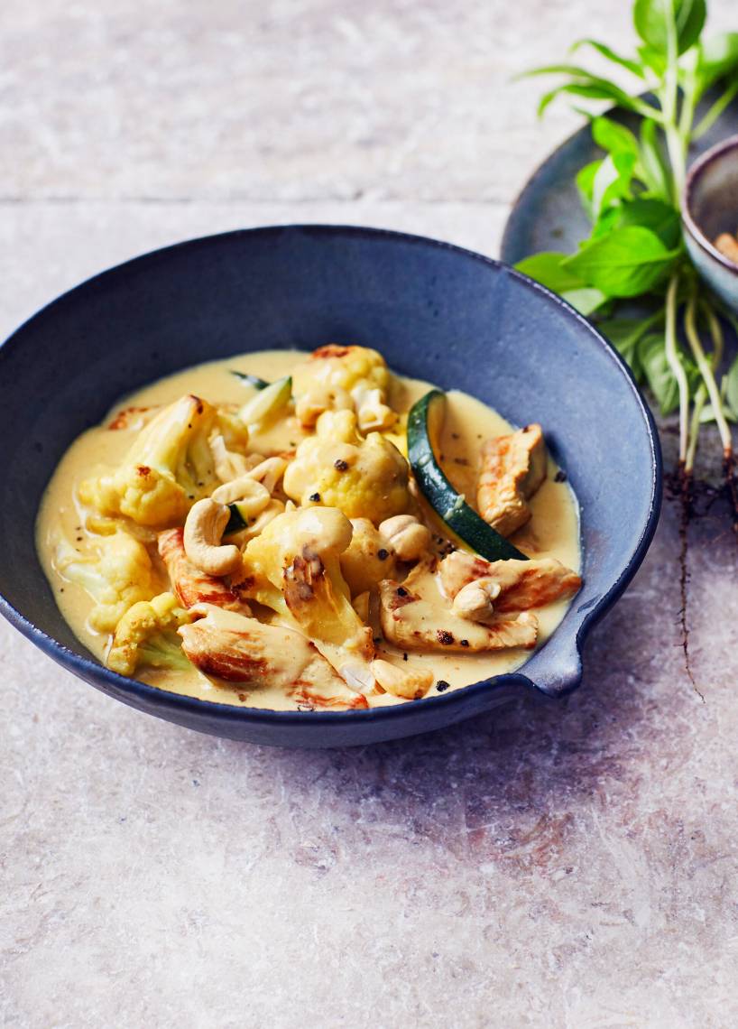 Curry z kalafiora i indyka