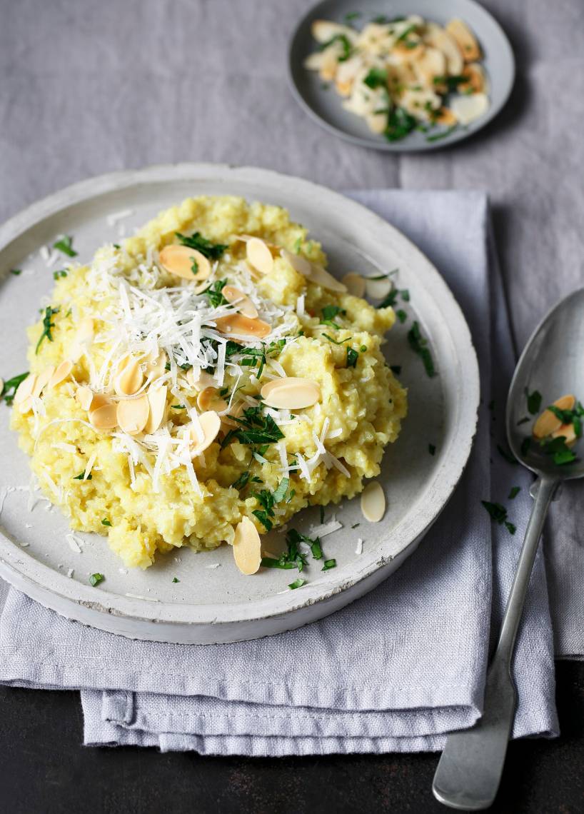 Risotto z kalafiora z migdałami
