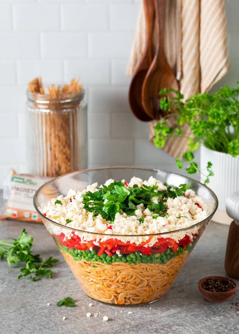Sałatka spaghetti w stylu Djuvec