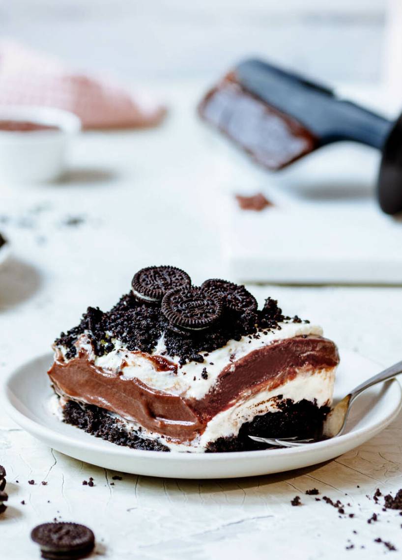 Czekoladowa lasagne z Oreos