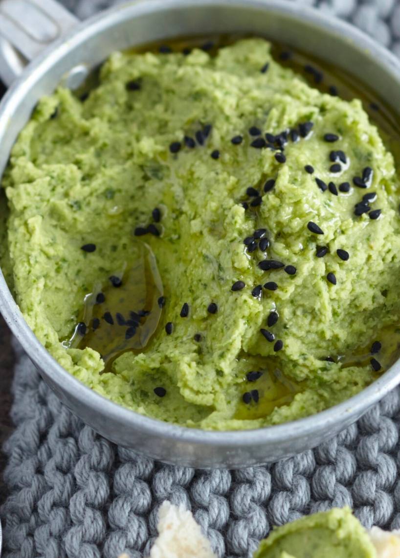 Hummus z jarmużu