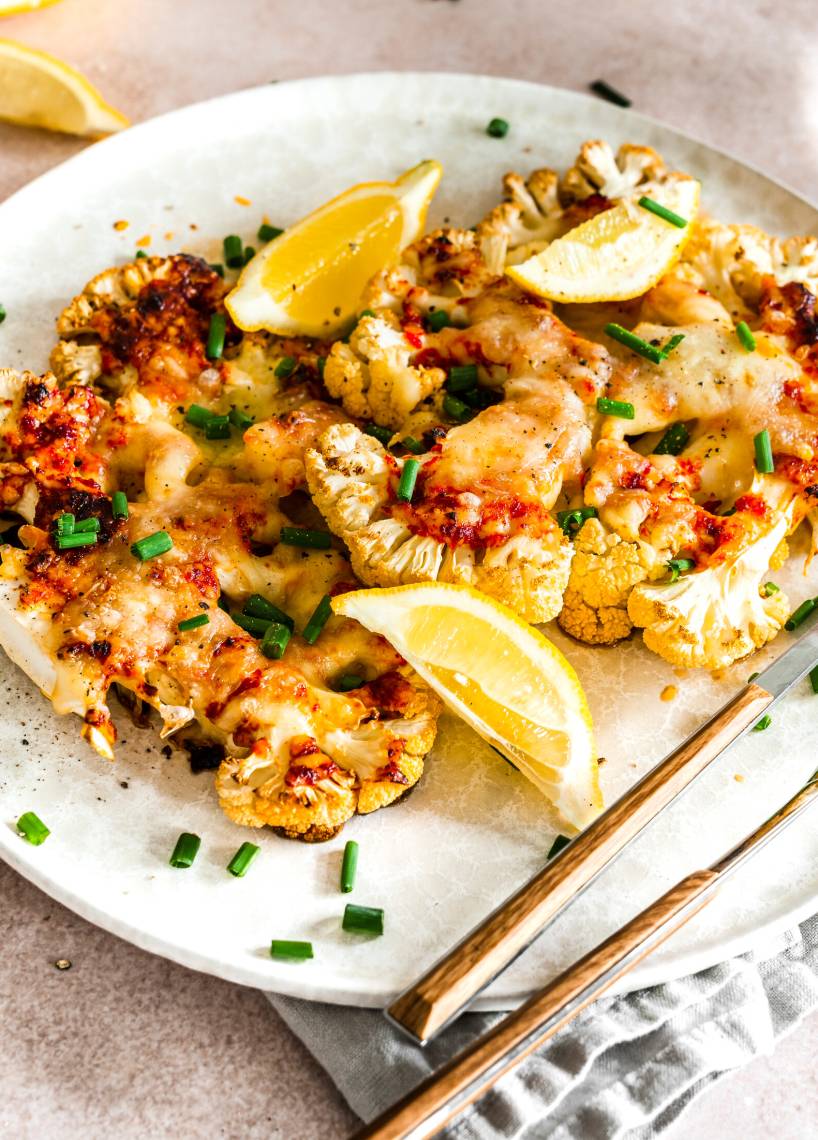 Niskowęglowodanowy kotlet z kalafiora