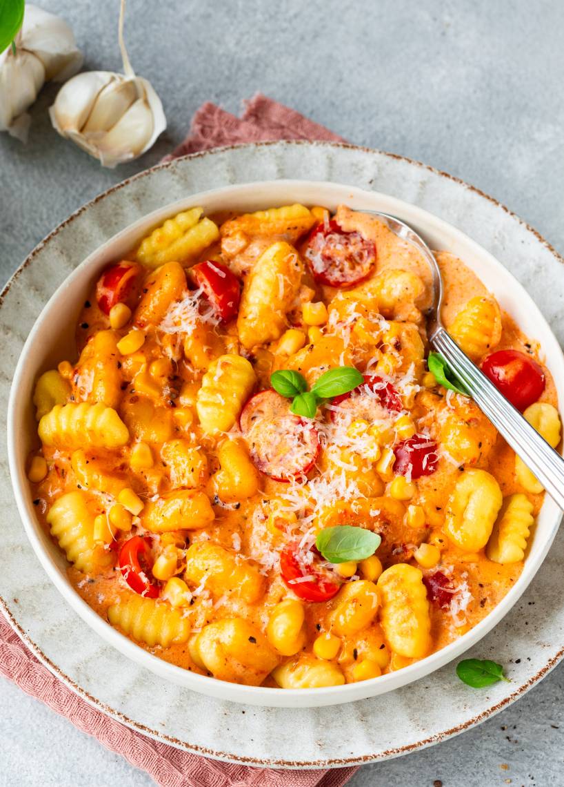 15-minutowe gnocchi z kukurydzą cukrową