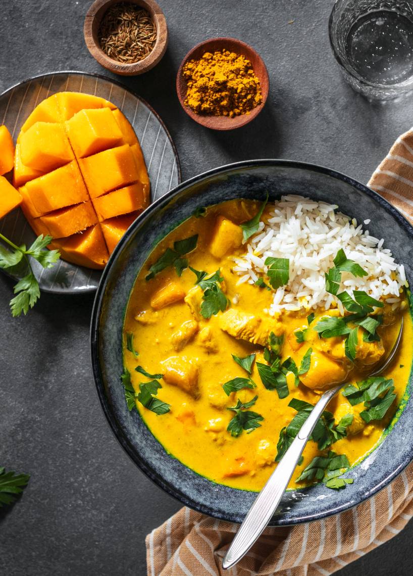Curry z kurczakiem i mango
