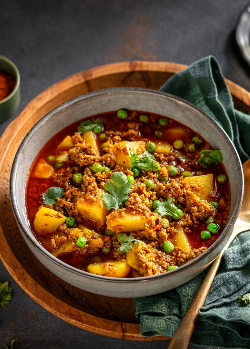 Curry z mięsem mielonym lub curry keema