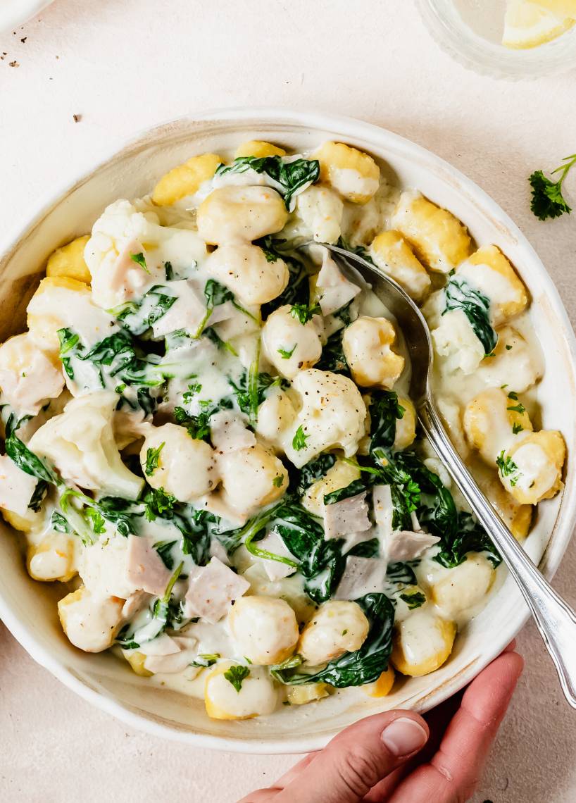 Gnocchi z szybkim sosem serowym