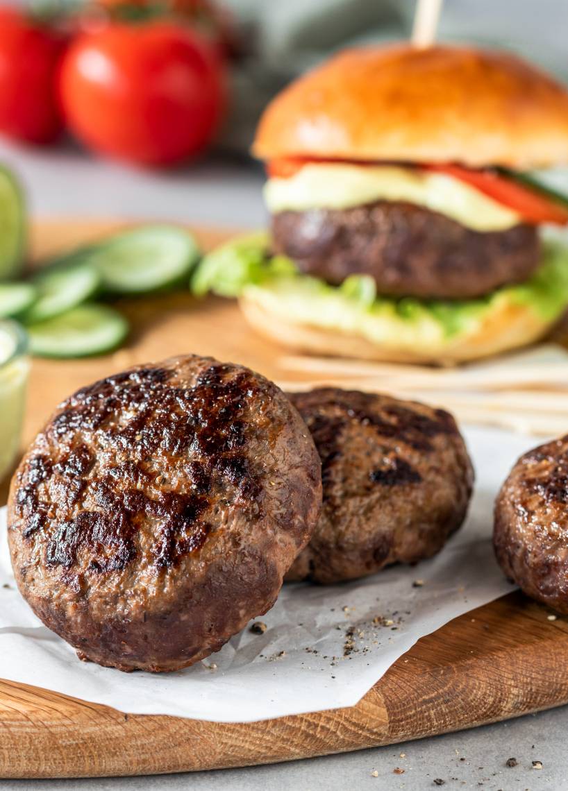 Klasyczne kotlety do burgerów