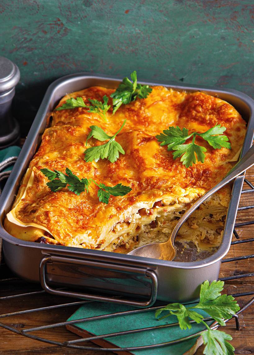 Lasagne carbonara