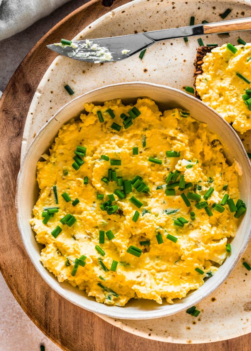 Pasta jajeczna o niskiej zawartości węglowodanów
