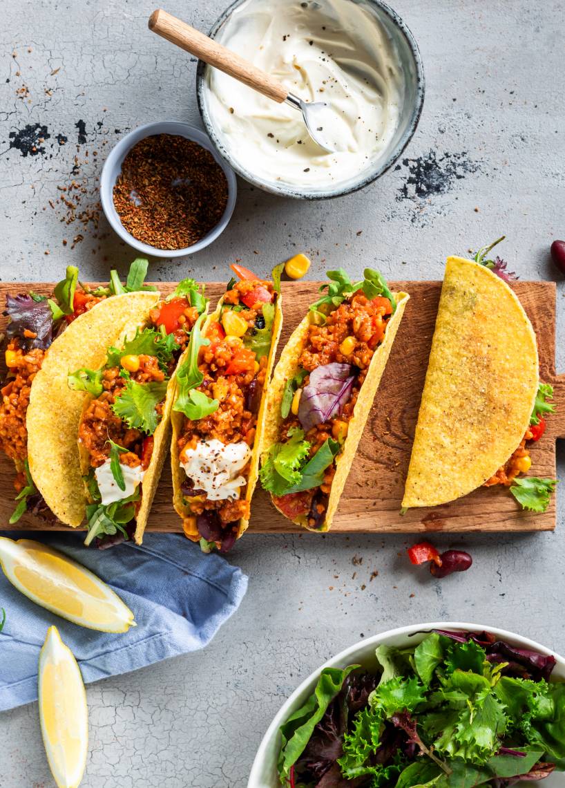 Tacos z mielonym orkiszem
