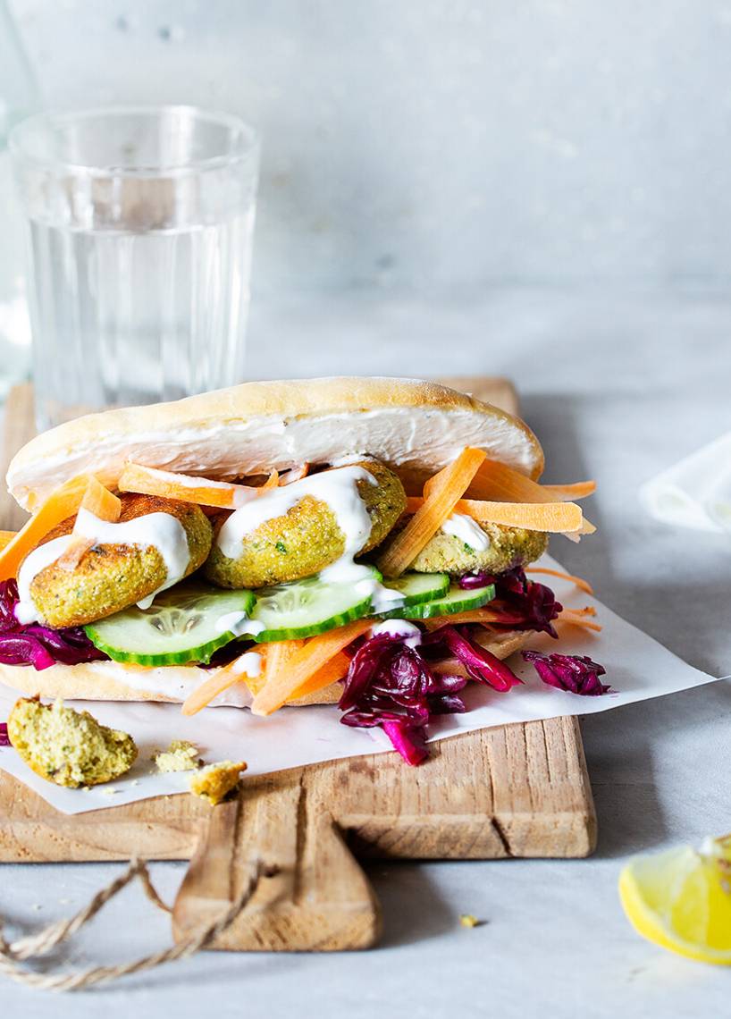 Falafel kebab