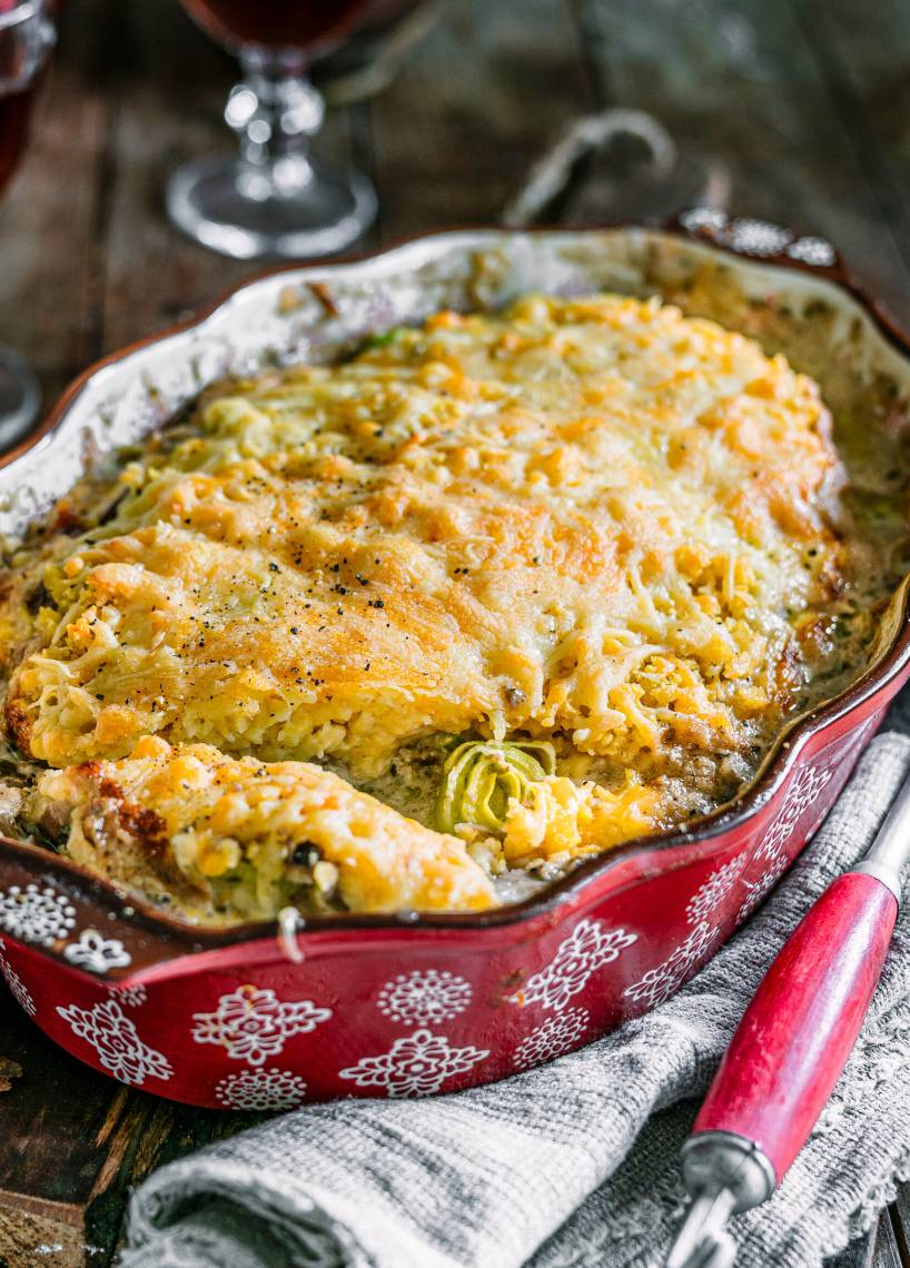Eskalopki zapiekane z chrupiącą skórką z gnocchi