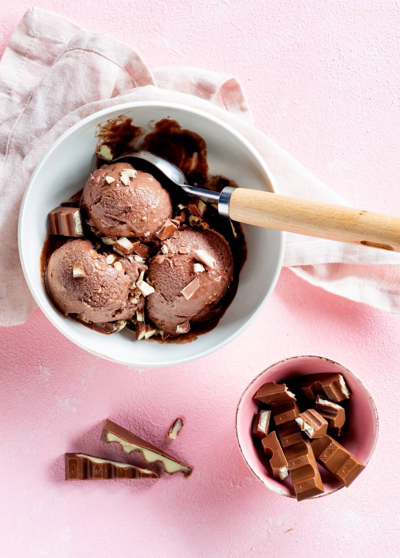 Lody czekoladowe "Kinder"