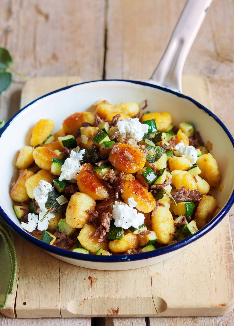 Gnocchi z mielonym mięsem i owczym serem