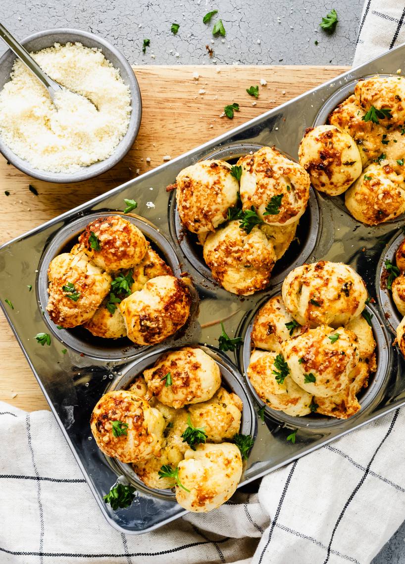Mini Garlic Monkey Bread