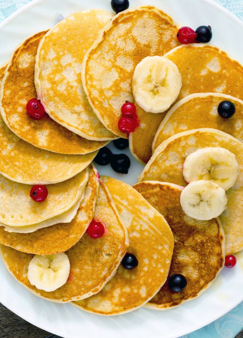 Pancakes - Naleśniki bananowe z syropem klonowym