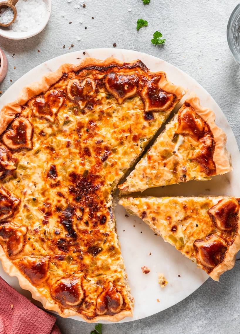 Quiche Lorraine z serduszkami