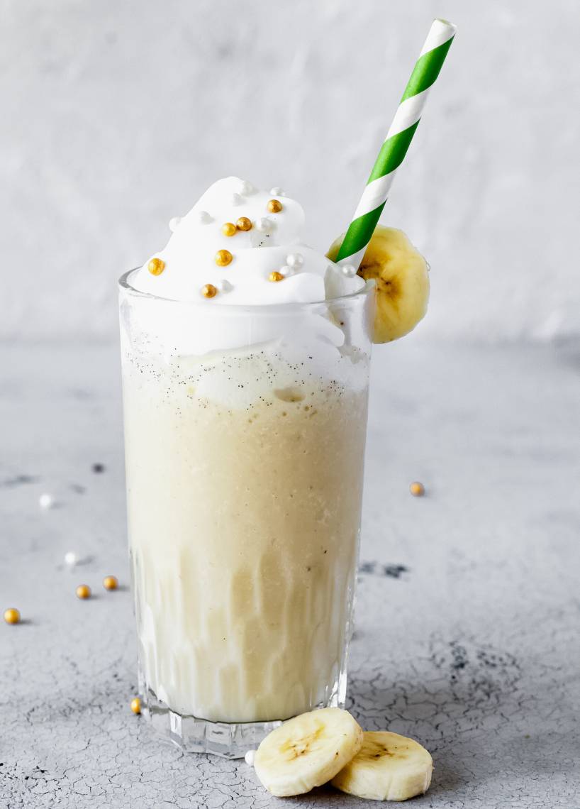 Bananowy koktajl mleczny