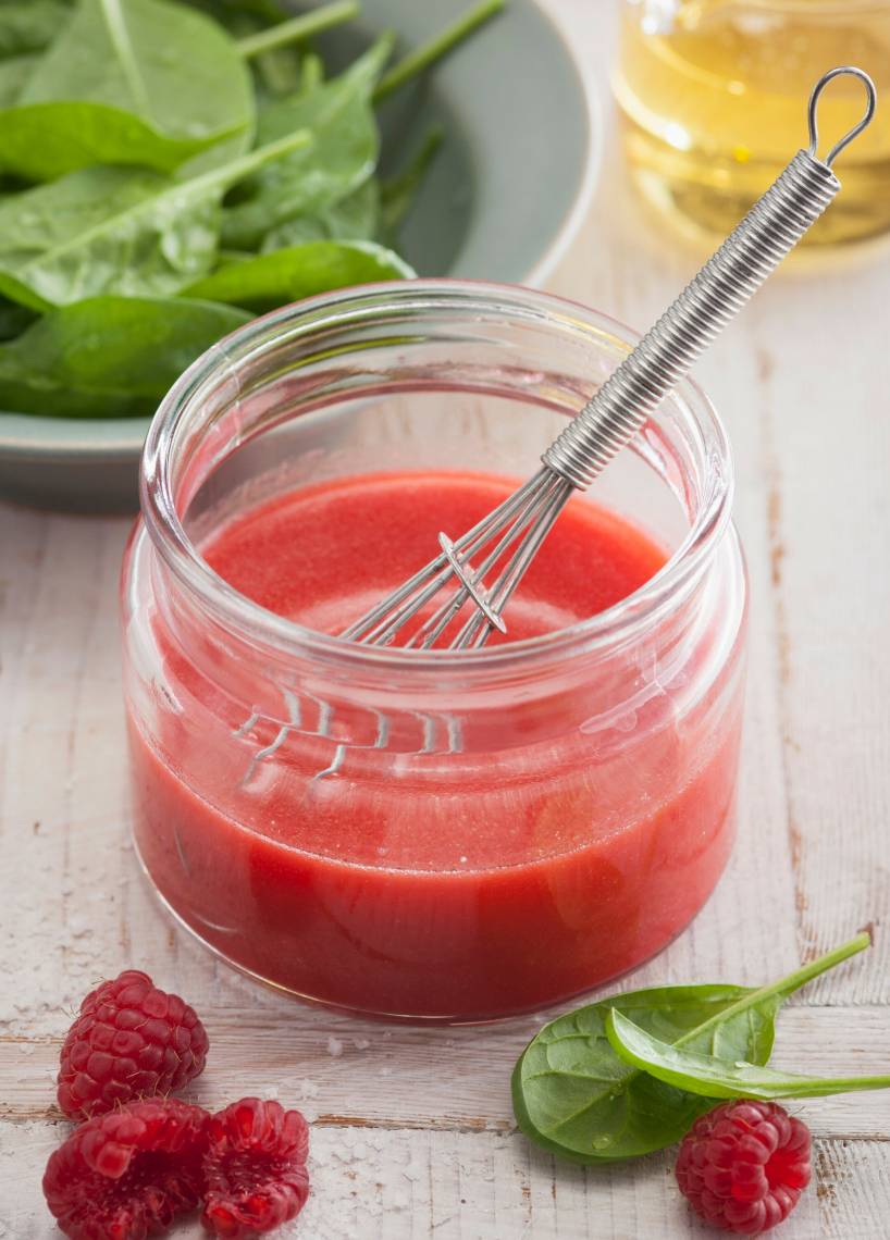 Aksamitny dressing malinowy