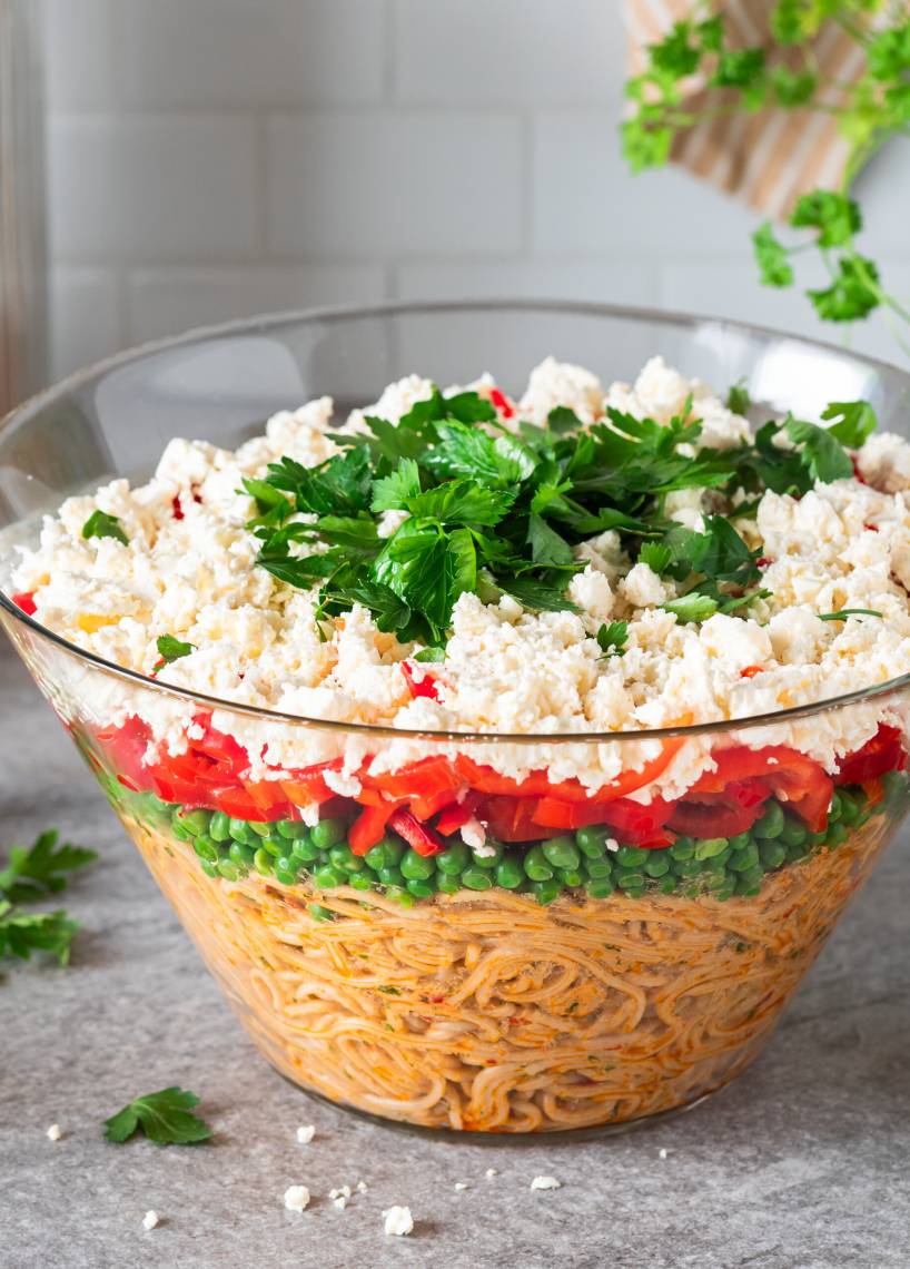 Sałatka spaghetti w stylu Djuvec