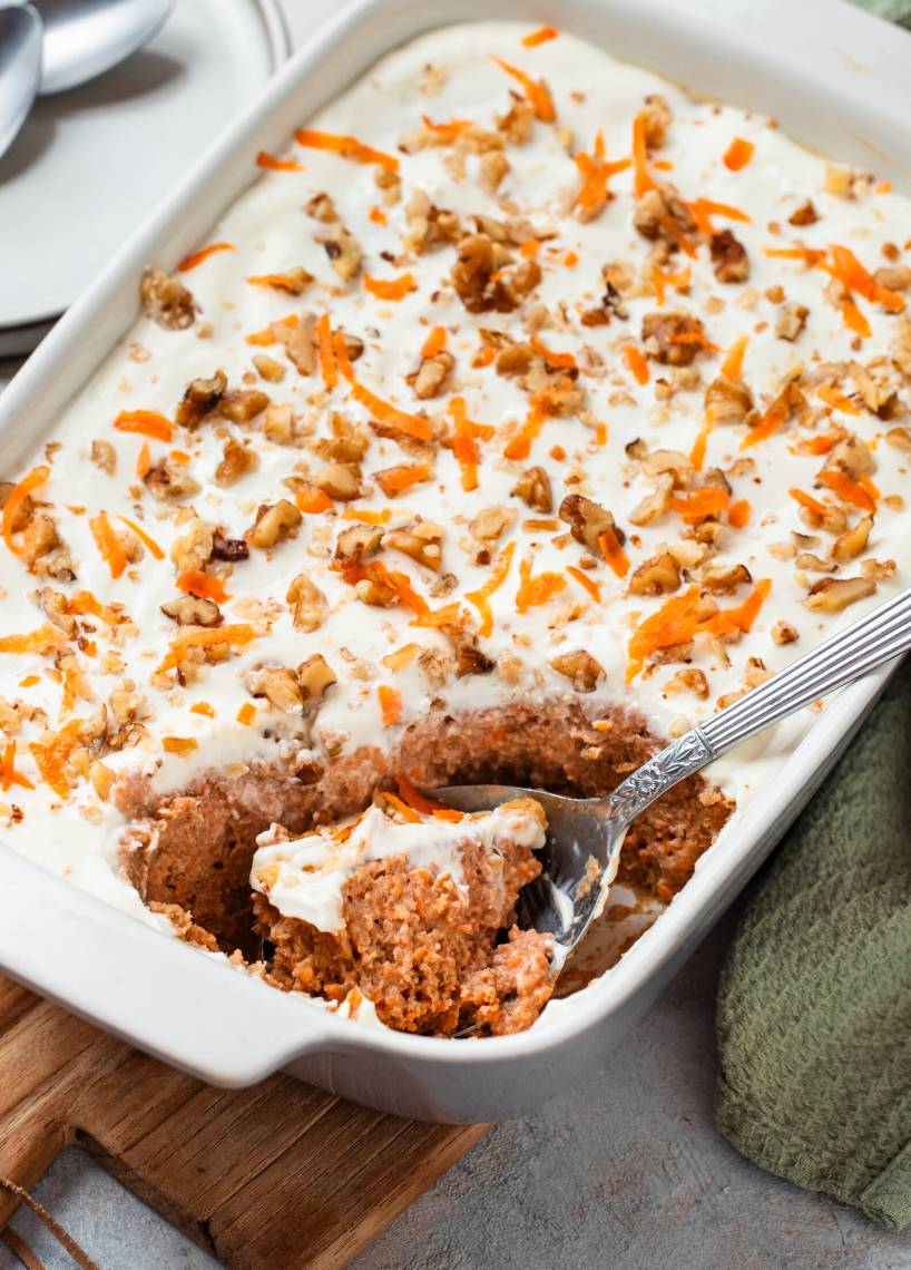 Pieczona owsianka marchewkowa (Carrot Cake Baked Oats)