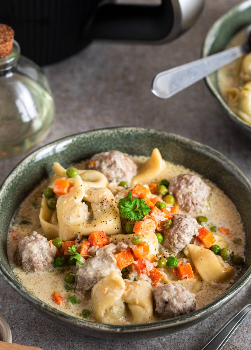 Jednogarnkowe tortellini wikingów