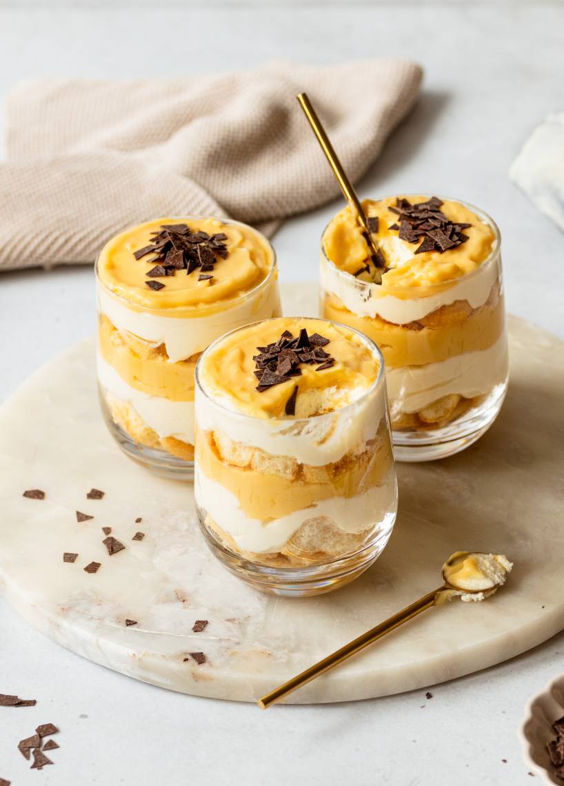 Tiramisu z likierem jajecznym w szklance