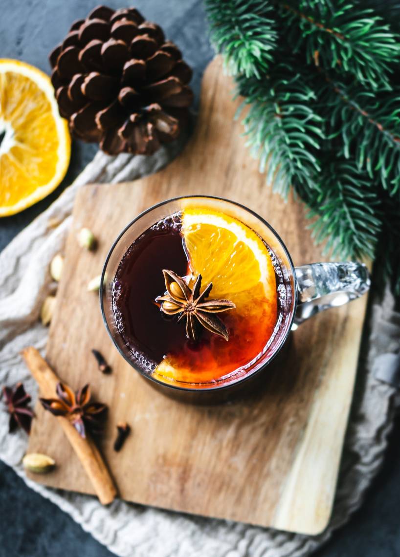 Grzane wino z Amaretto