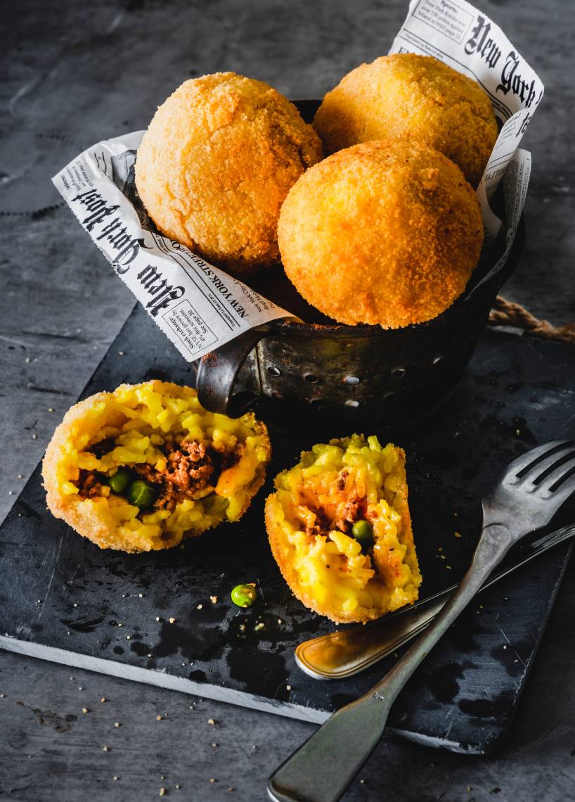 Arancini – sycylijskie kulki ryżowe