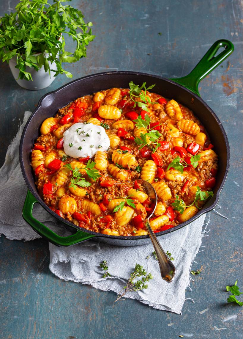 Chłopski garnek z gnocchi