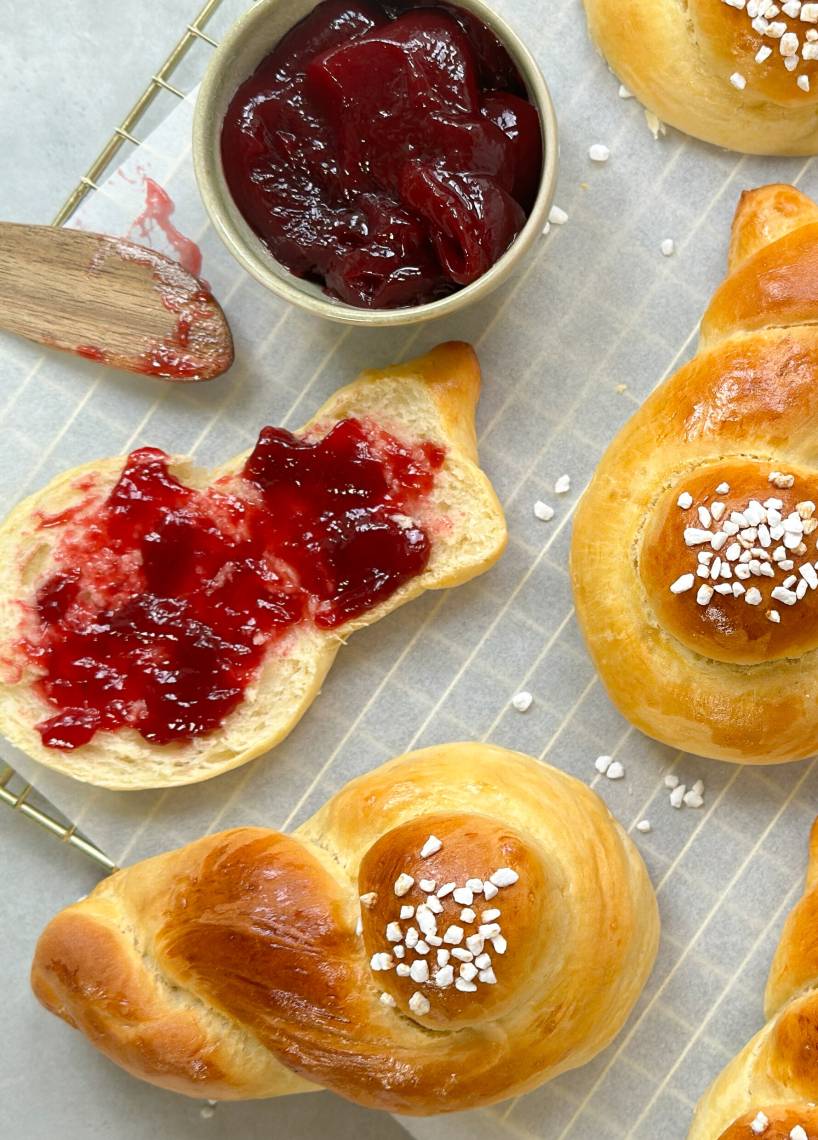 Drożdżowe zajączki