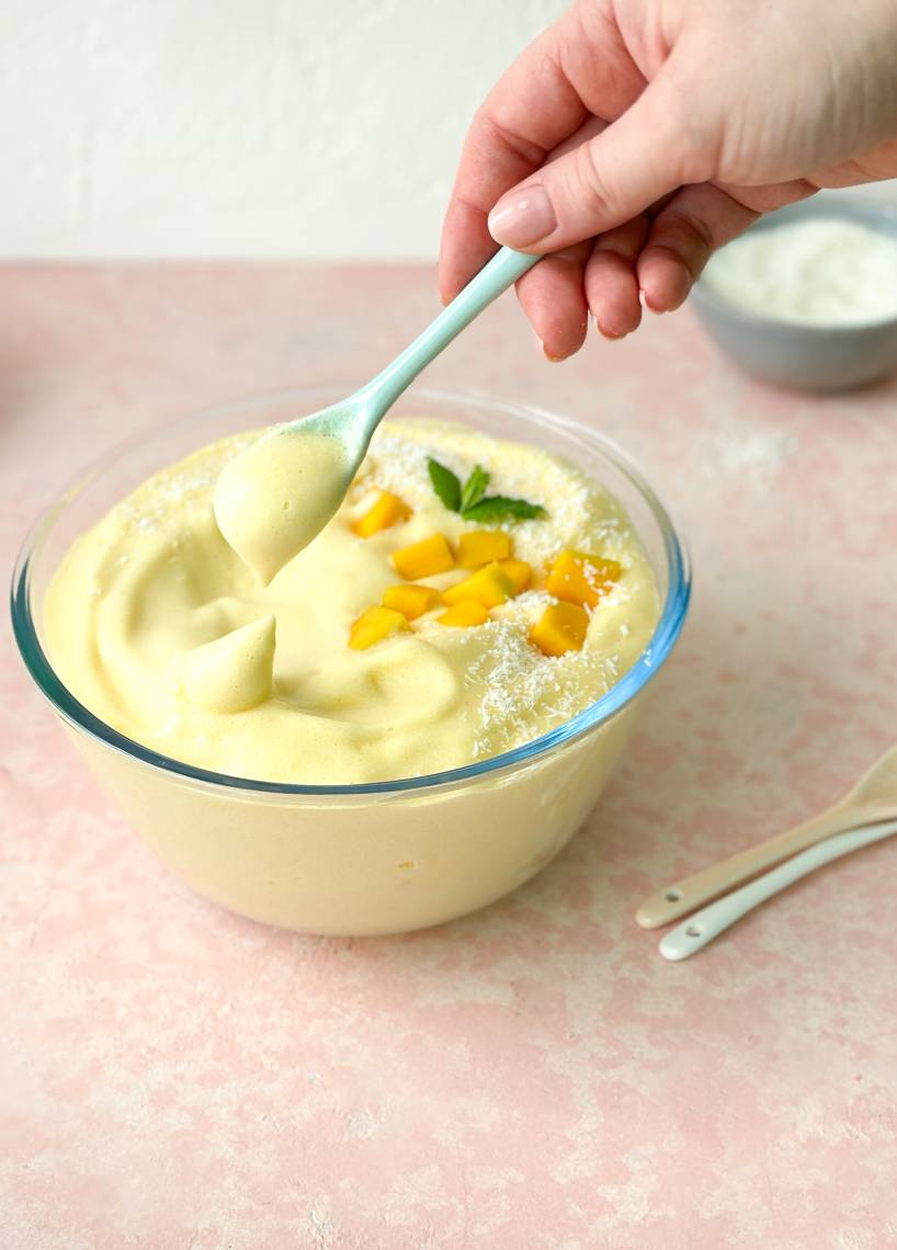 Pianka proteinowa o smaku mango