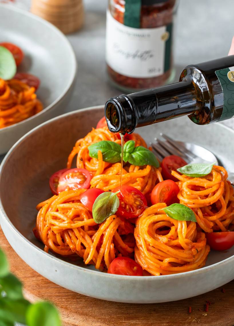 Spaghetti Bruschetta