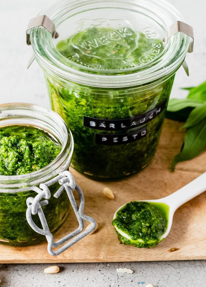 Pesto z czosnku niedźwiedziego