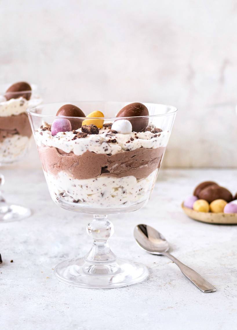 Wielkanocny deser stracciatella