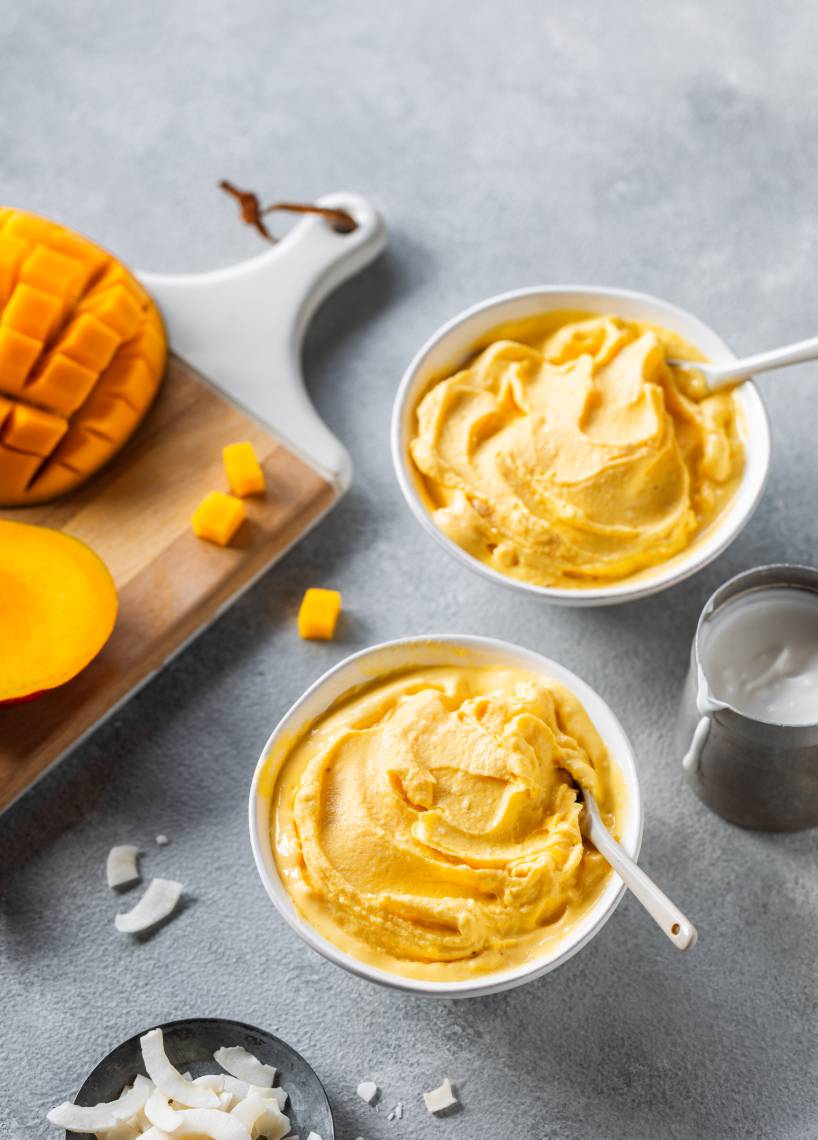Mango bananowe lody nice cream