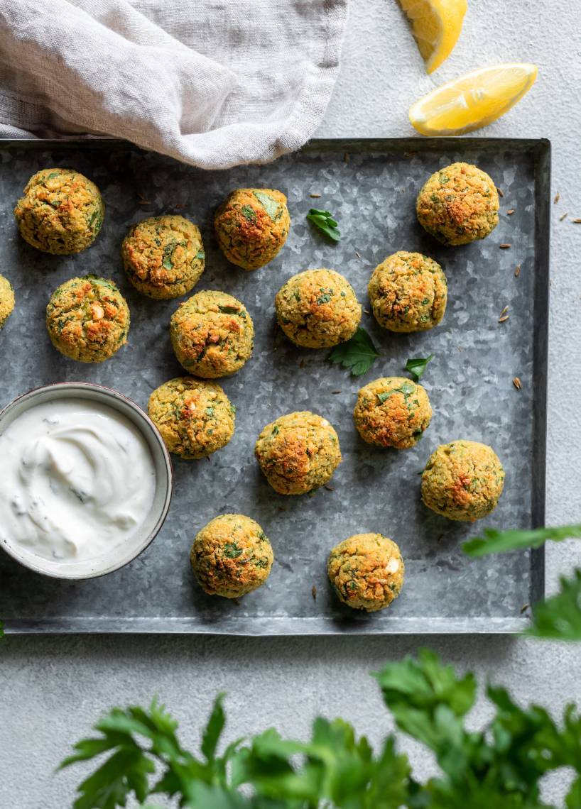 Falafel z blachy