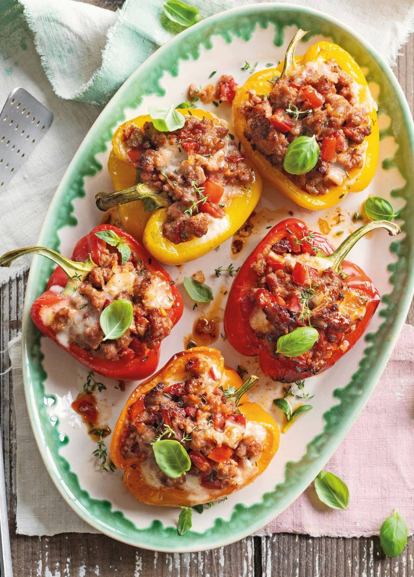 Faszerowana papryka à la caprese