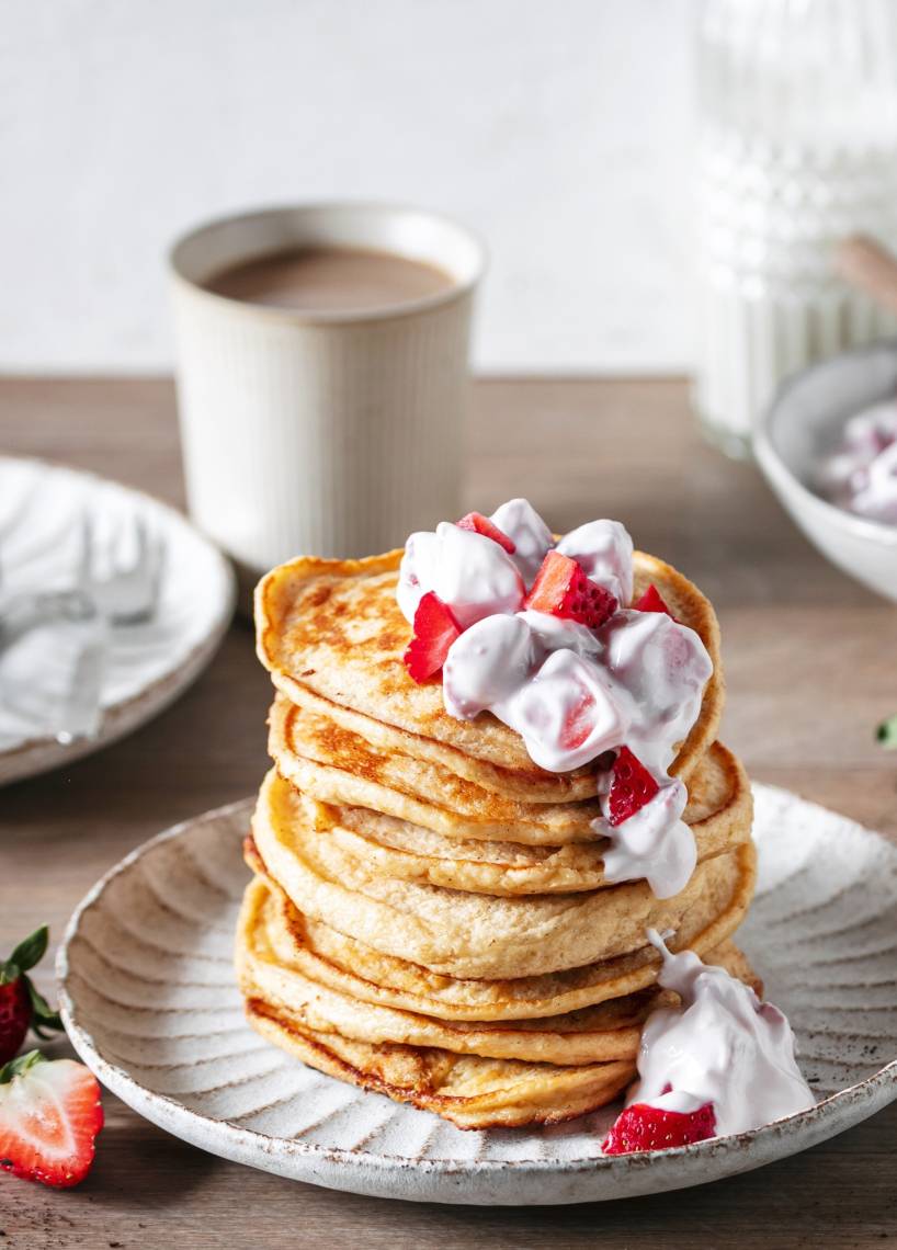 Pancakes owsiane z skyrem
