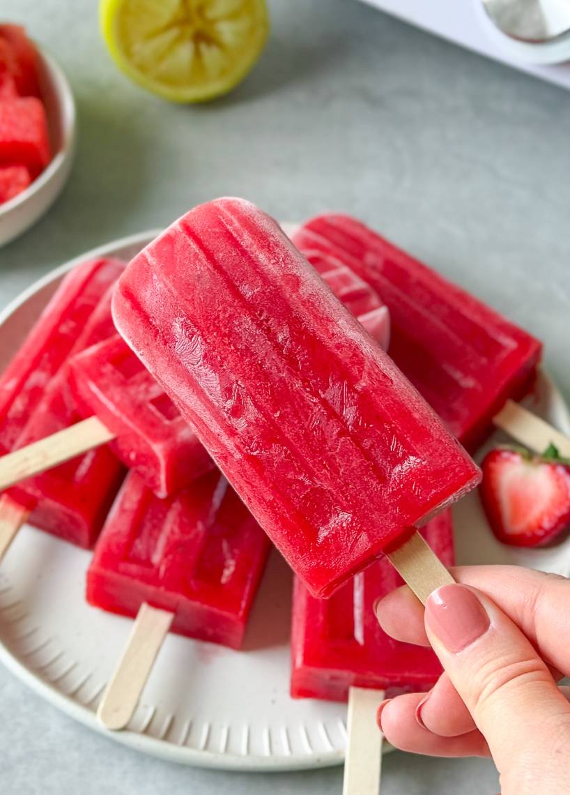 Lody arbuzowe z 3 składników