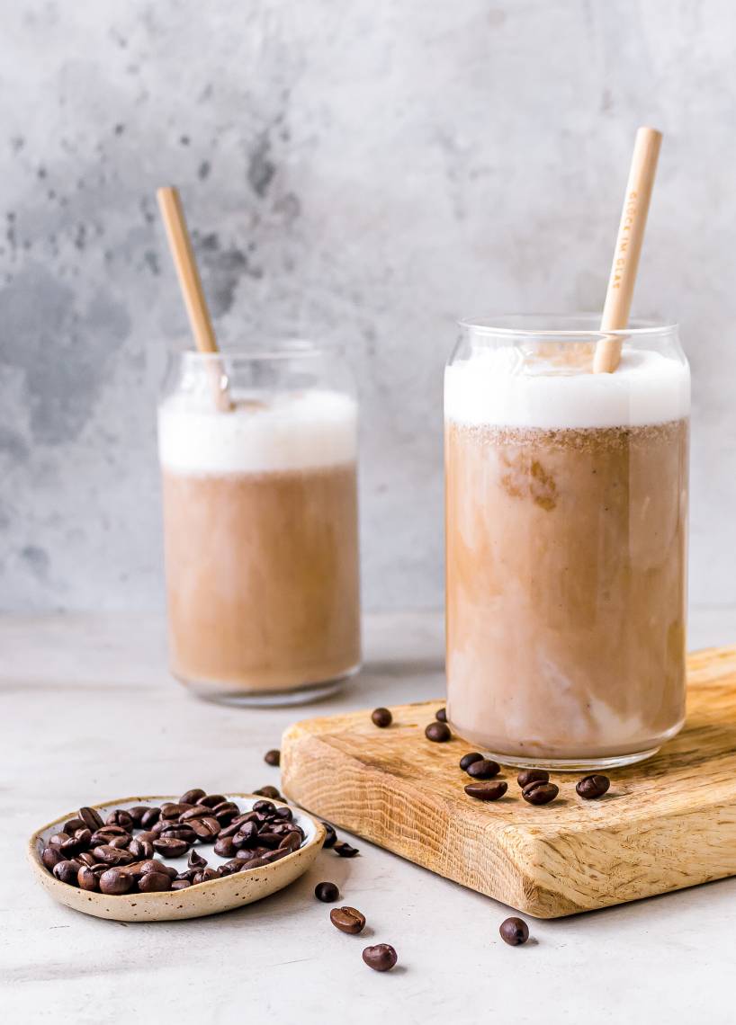 Mrożone latte bananowe