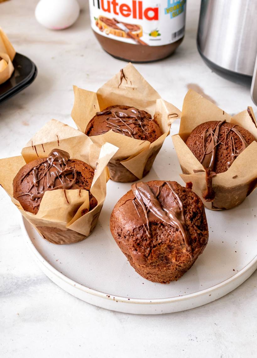 Muffinki Nutella z zaledwie 4 składników